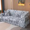 Чехол для дивана с принтом на 1/2/3/4 места, с юбкой, эластичный чехол для кресла, дивана, эластичный защитный чехол для стула для гостиной