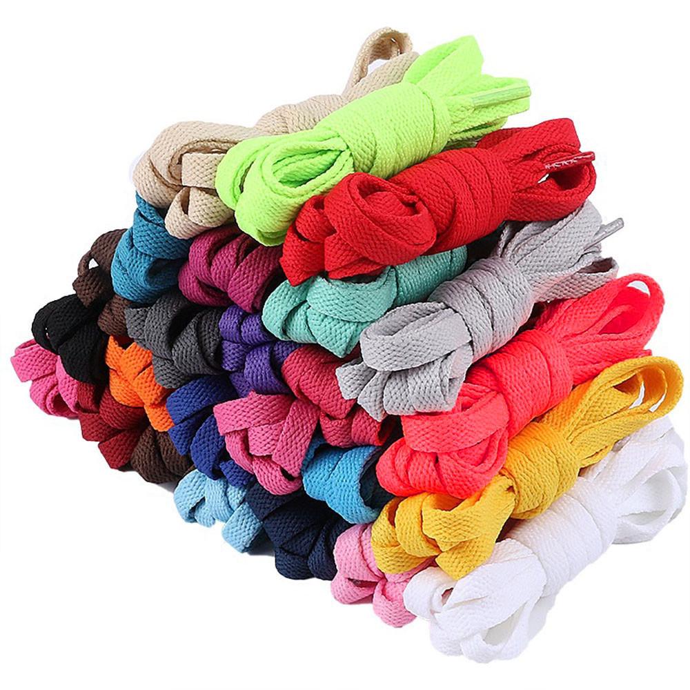 Flat Coloured Athletic Shoe Laces Strings Shoelaces Bootlaces