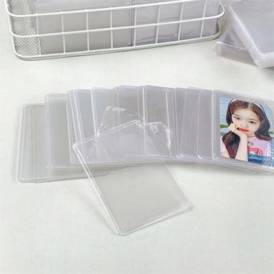 Внутри фотокарточки Прозрачный чехол Topkku Card Case Poka Top Loader Защитная пленка