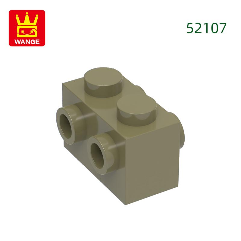 Нетоксичный 108 шт./лот 52107 Отверстие 2 отверстия Блок Moc Цветные Аксессуары Совместимые с Кирпичом DIY Детская Образовательная Игрушка Конструктор