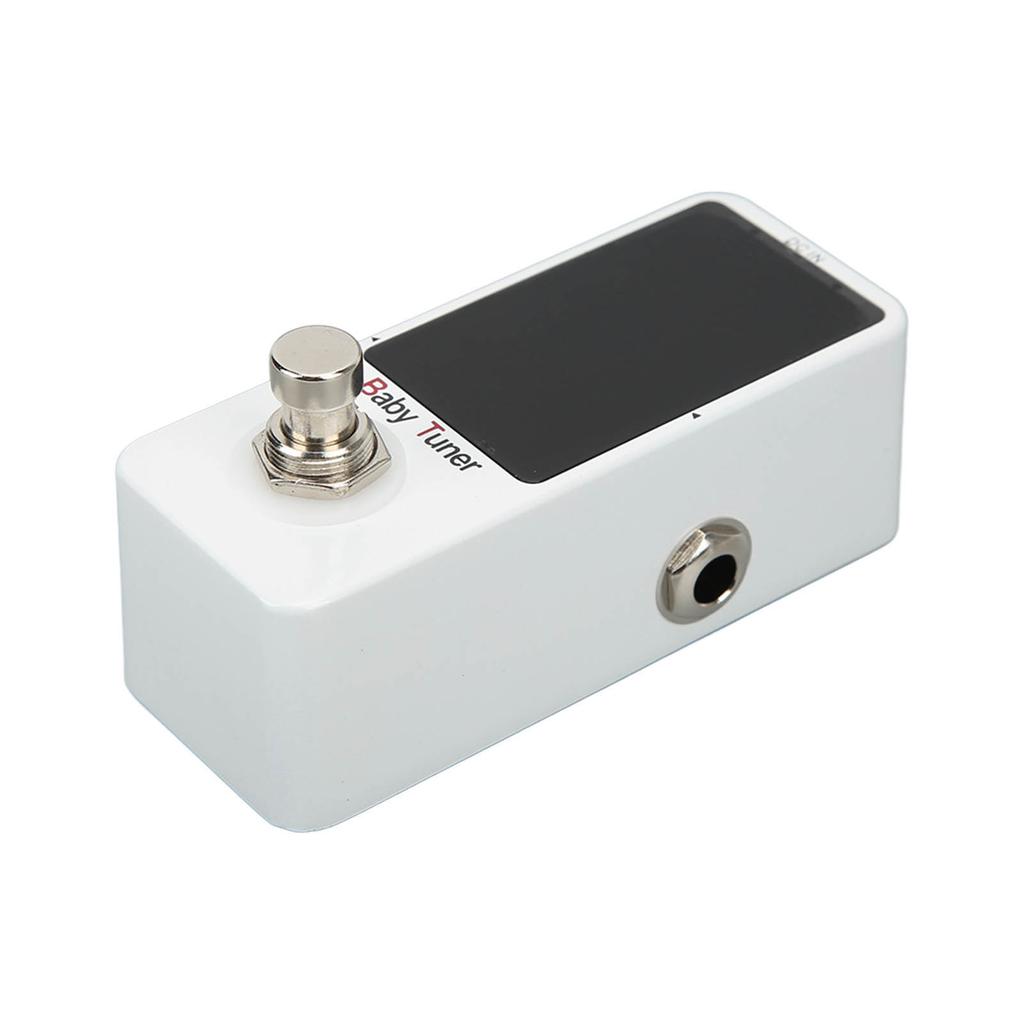 Мини педаль-тюнер моноблок хроматический эффект настройки для электрогитары и бас-гитары 12 Гц–4186 Гц