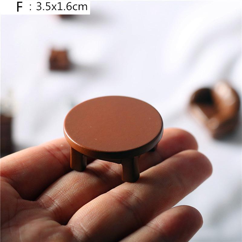 1/12 кукольный домик Мини Деревянный Табурет Моделирование Стул Мебель Модель Игрушки