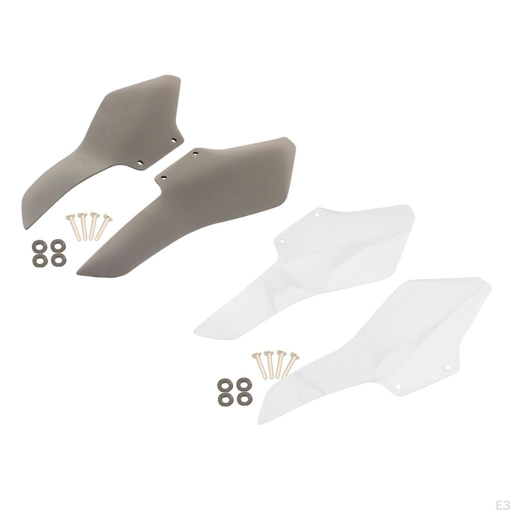 Дефлекторы бокового лобового стекла мотоцикла, простые в установке аксессуары,