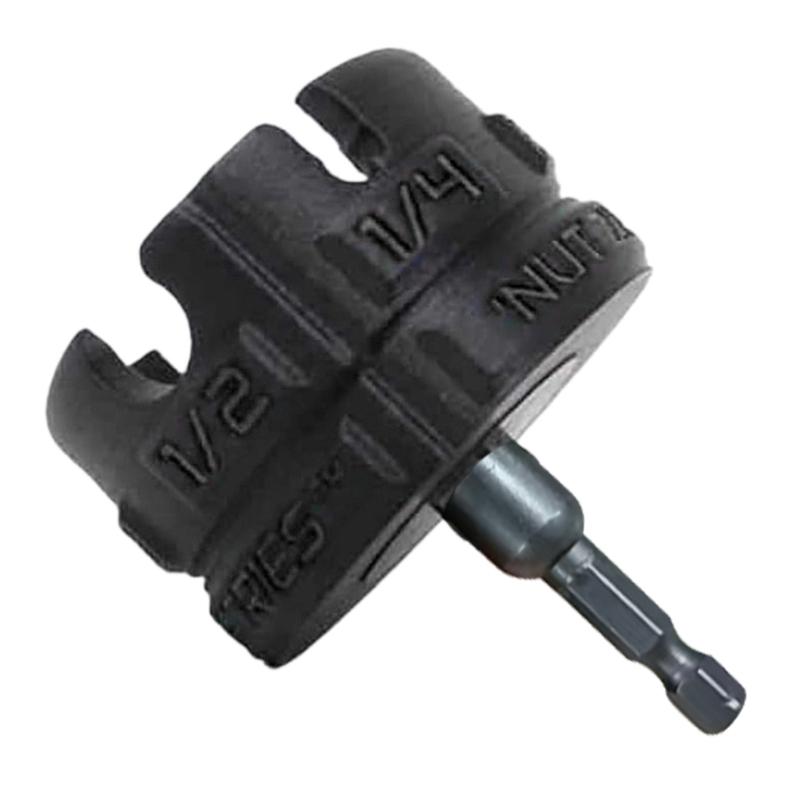 Metal Nut Drill Attachment for Fast Nut Bolt Removal Nut Remover Bolt Extractor Tool for Rack Socket Accessories