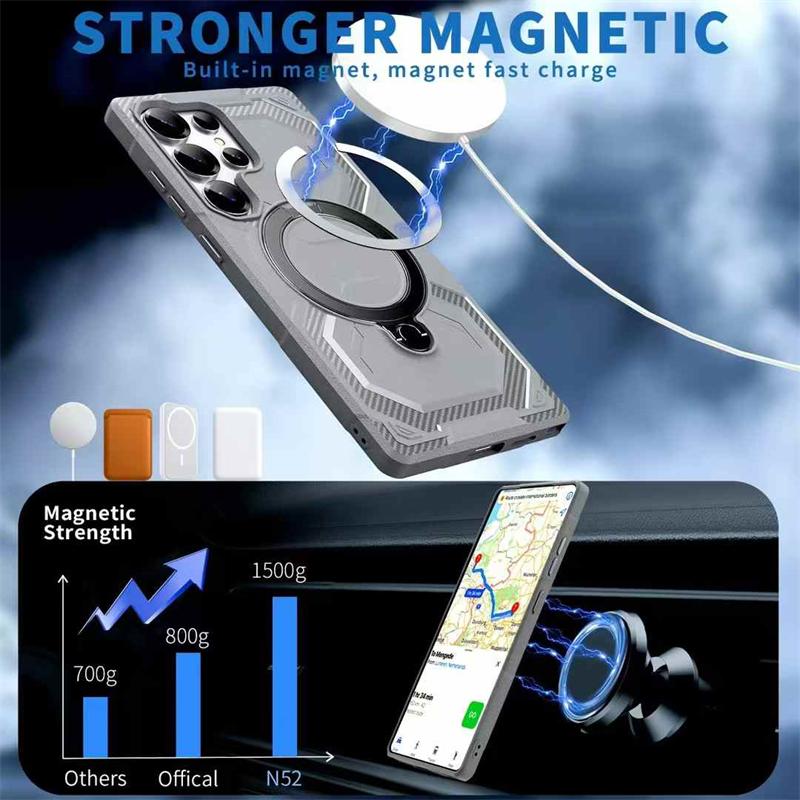 Для Samsung Galaxy S25 24 23 22 21 Ultra Plus FE чехол противоударный бронированный автомобильный магнитный чехол Galaxy A06 A13 A14 A15 A16 A25 A35 A55 силиконовый чехол