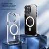 Для iPhone 15 14 13 12 Pro Max Чехол Прозрачный Магнитный Совместимый с MagSafe Нежелтеющий Ударопрочный Чехол Военного Класса