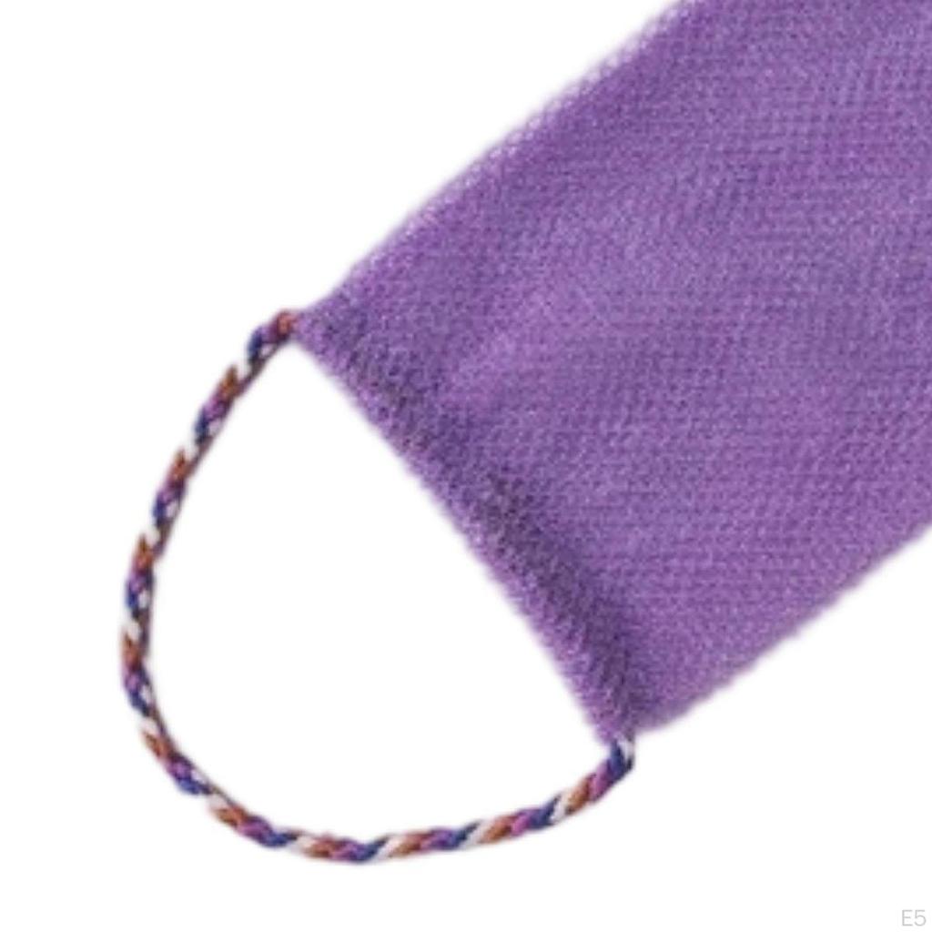 Мочалка для тела с ручками для мужчин и женщин, быстросохнущая отшелушивающая мочалка