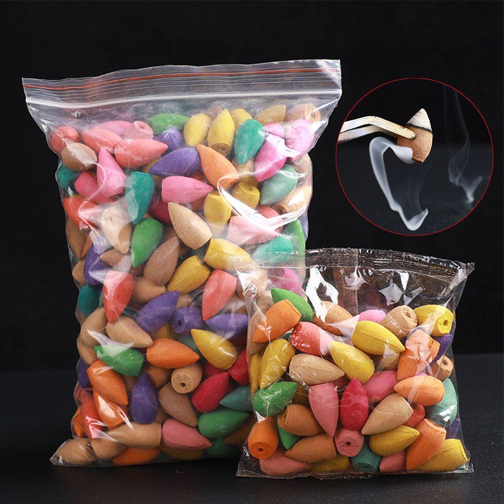 Fragrant Smell Tea Smoke Mixed Flavor Aromatherapy Reflux Tower Incense Backflow Incense Cones