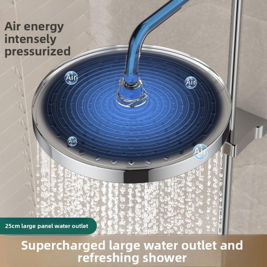 Верхний распылитель, душевая лейка с большим объемом воды под давлением, душевая лейка с одной головкой под давлением для душа, бытовая душевая лейка