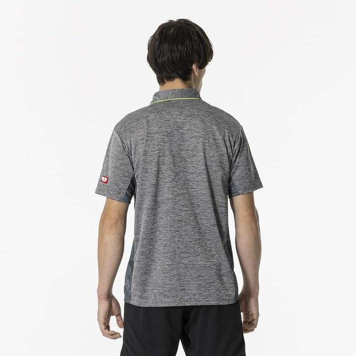 Mizuno Table Tennis Game Shirt Short Sleeve JTTA Approved Moisture-Wicking Unisex 82JAB105 Charcoal S