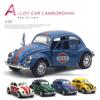 1/32 Scale Beetle Alloy Car Diecasts Metal Classic Toy Model with Pull Back Function Vehicles for Child Gifts