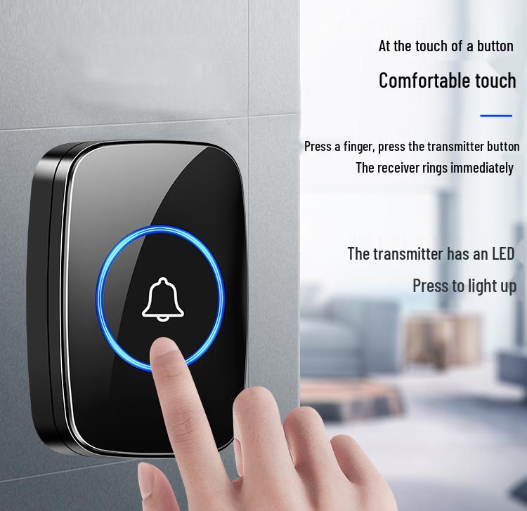 Wireless Smart Doorbell with Ultra-Long Range and LED Display