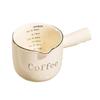 90Ml Concentrate Ceramic Graduated Measuring Cup With Handle Liquid Container Milk Cup
