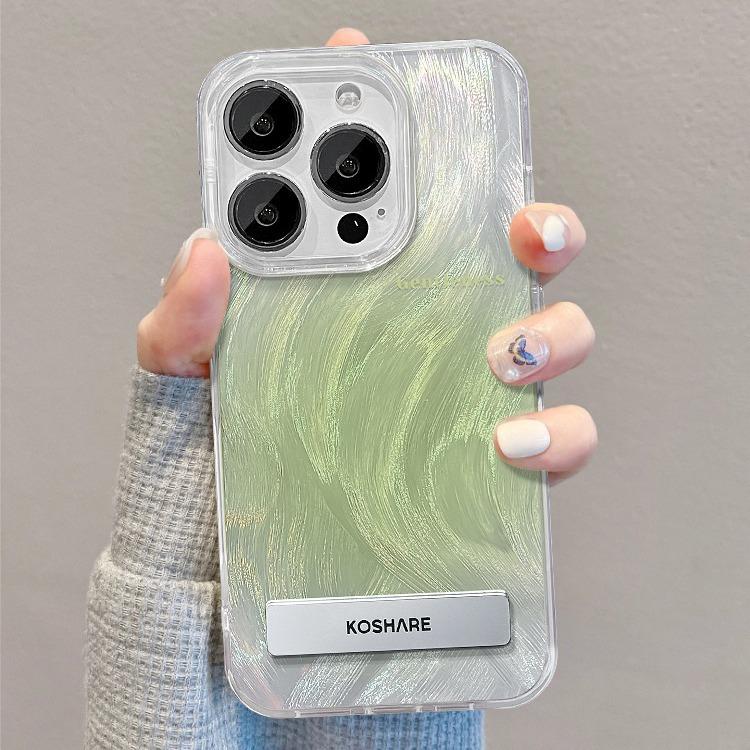 Подходит для чехла для мобильного телефона Huawei Pura70 Vivos17 Матовый градиентный цвет Подставка Oppo Большое отверстие Все в Xiaomi 13