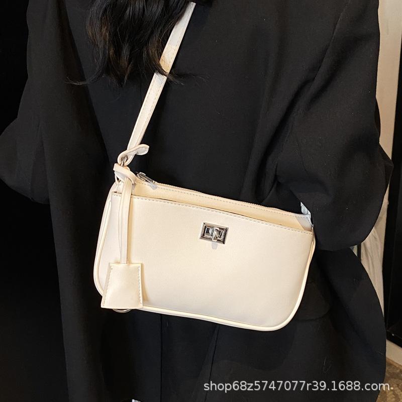 2025 New Underarm Bag Women's Sen Meng Trendy Messenger Bag Feeling Popular Shoulder Bag Super Fire Commuter Small Square Bag
