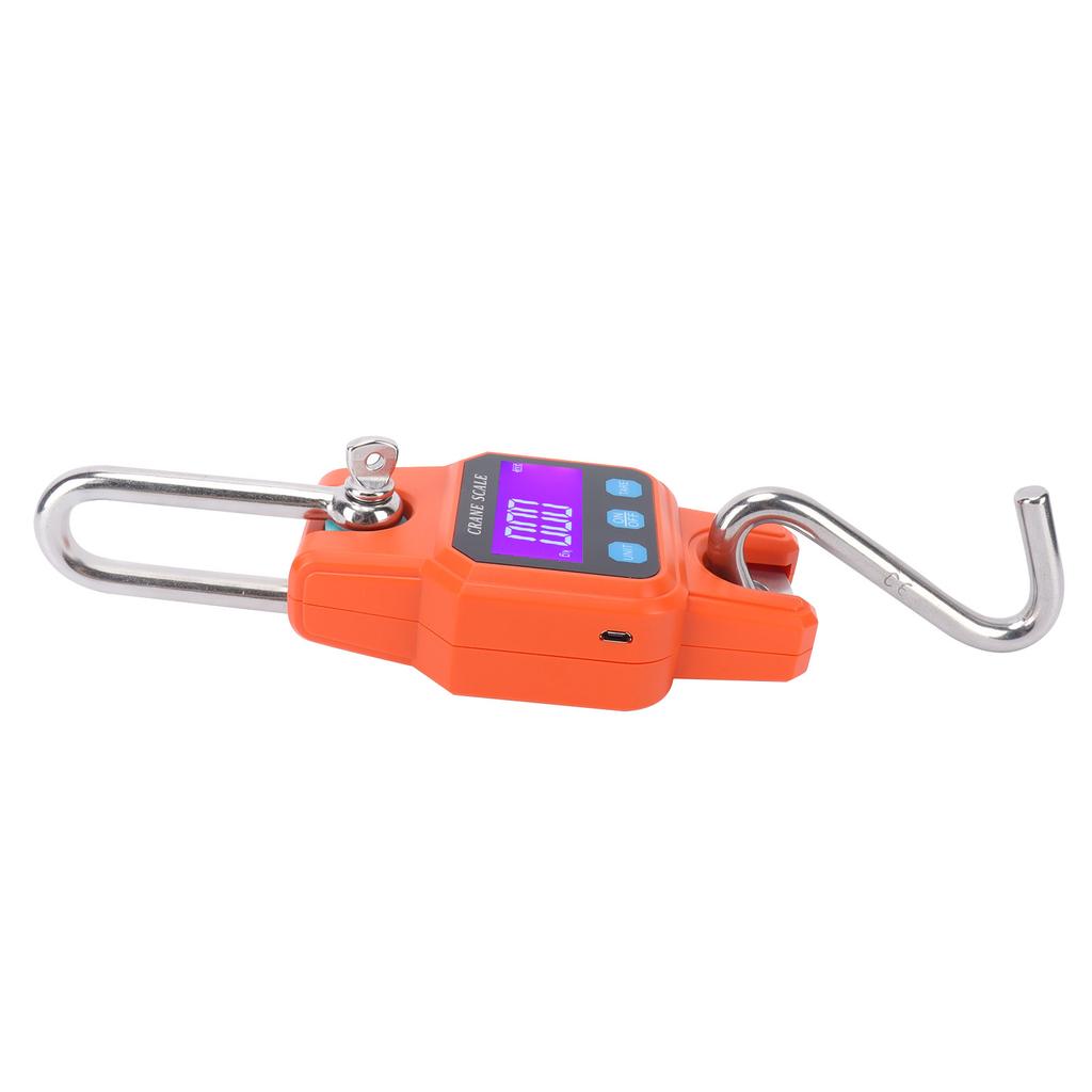 WH-C06 Перезаряжаемые цифровые подвесные весы Мини-крановые весы Электронные крючковые весы для дома(оранжевый )