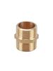 Brass Variable Diameter Double Male Thread Connector 1" to 2/3" to 1/2"