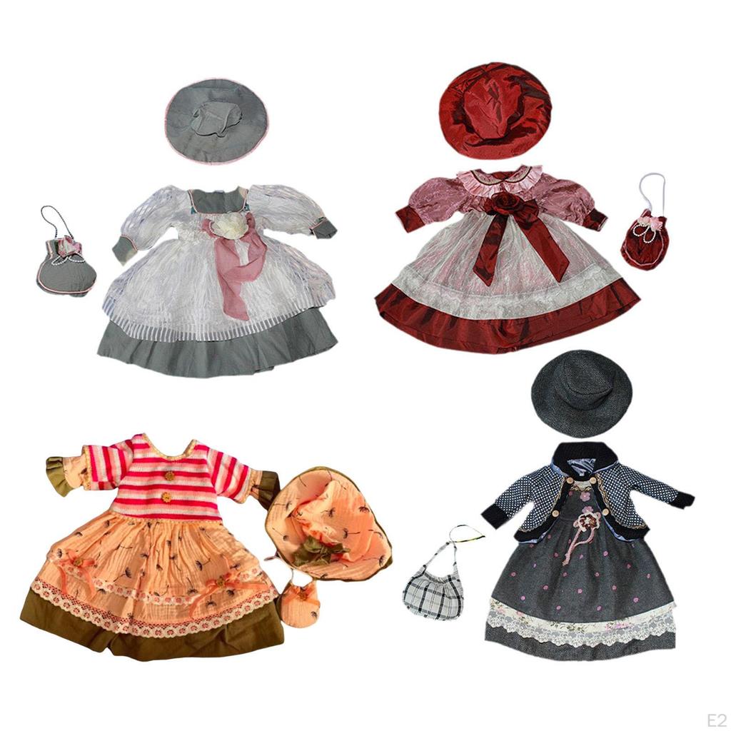 1/3 Керамическая кукла платье костюмы удобный кулон воображение мода одежда наряд
