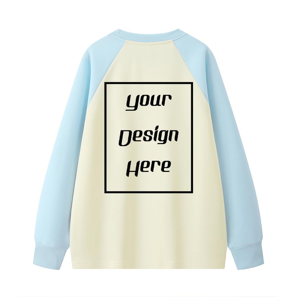 Корейский тренд Унисекс Свободные свитшоты с опущенным плечом Принт с индивидуальным рисунком Мужская и женская толстовка с длинными рукавами и круглым вырезом Пуловеры Спортивная и Роскошная одежда