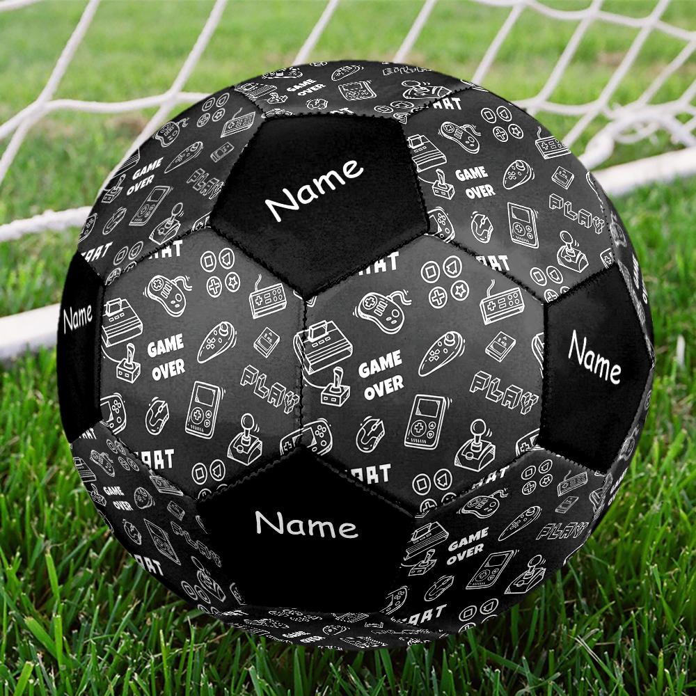 Custom Name Game Controller Theme Size 5 Soccer Ball, Suitable for Both Indoor and Outdoor Matches, a Gift Suitable for Everyone.