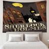 Sherlock Victorian Mystery Quick-Dry Tapestry Hanging for Bedroom,Livingroom, Playroom,Decor Art Room Wall Tapestry Holiday and Birthday Gifts