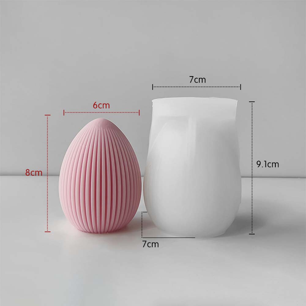 Силиконовая форма для пасхального яйца, форма для свечей в виде заячьего ушка, гипсовые формы для украшения пасхальных украшений, принадлежности для изготовления свечей