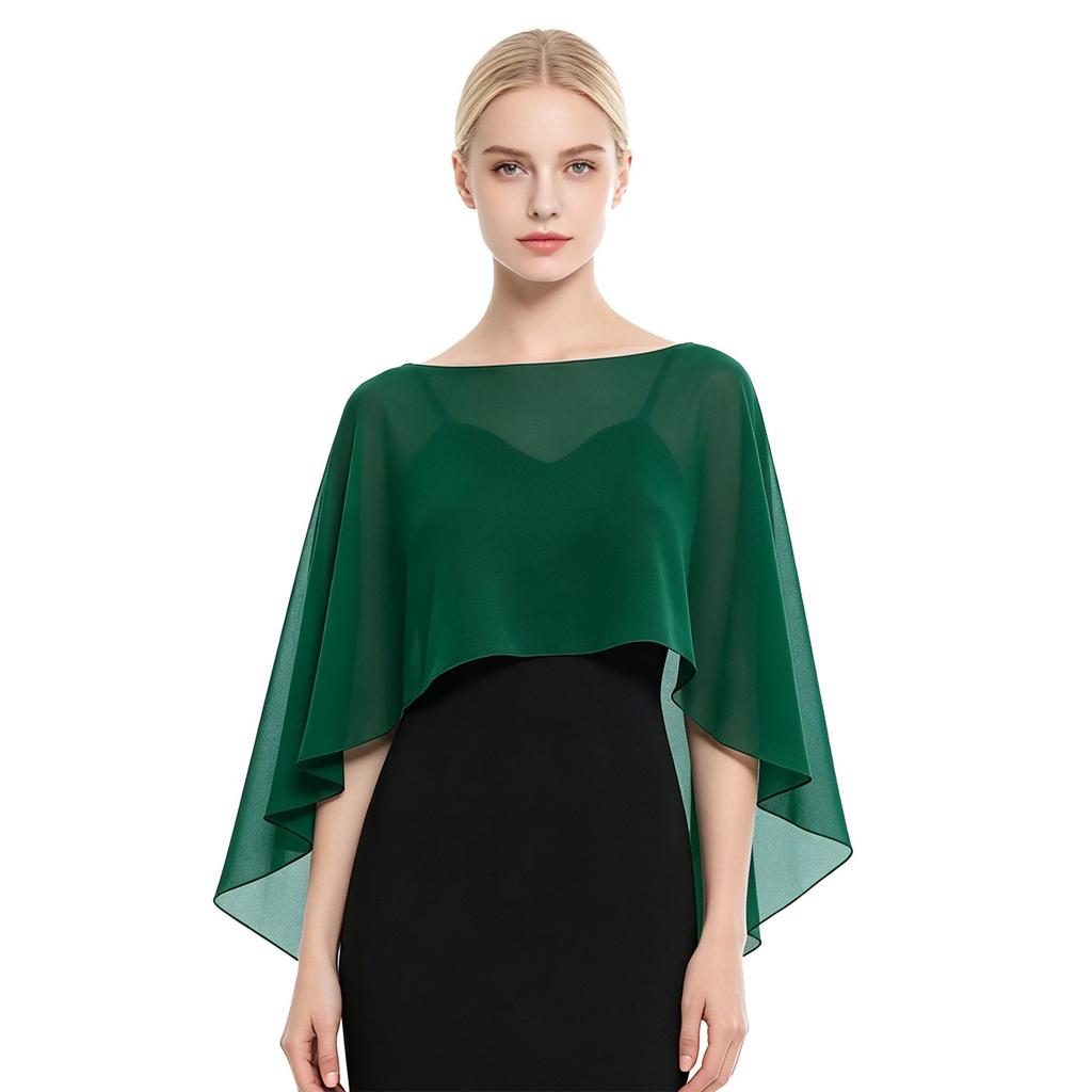 Chiffon Women's Sun Protection Cape Shawl Pullover