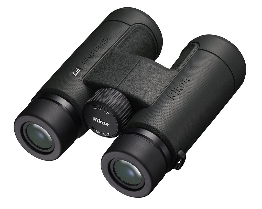Бинокль Nikon PROSTAFF P7 8x42 Бинокль с олеофобным покрытием Фиксируемые диоптрии Официальная модель Nikon USA Водонепроницаемый, Защищенный от запотевания, В резиновом корпусе