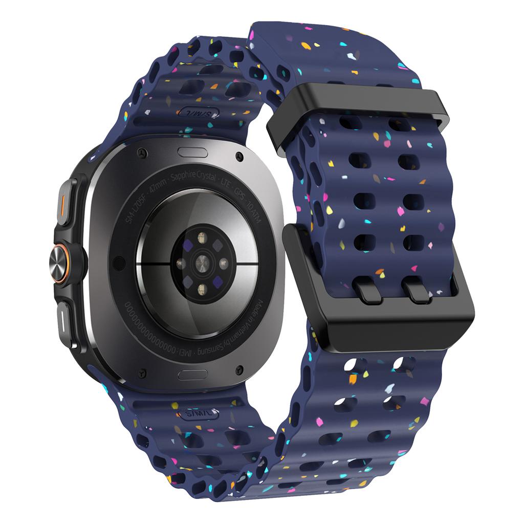 Оригинальный морской ремешок для Samsung Galaxy watch Ultra 47 мм Аксессуары Силиконовый спортивный браслет Ремешок Galaxy watch 7 Ultra