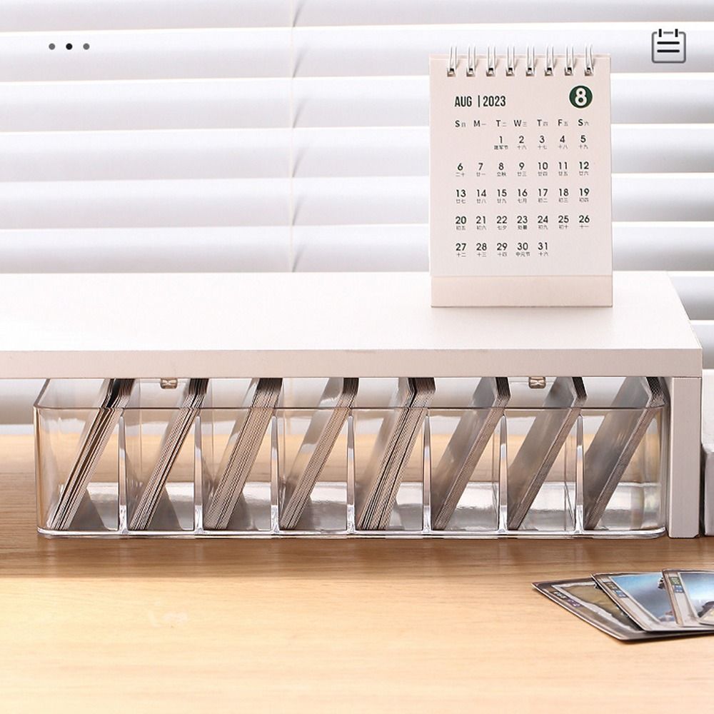 Прочные футляры для колод торговых карт, разделители, органайзер для фотокарточек, держатель для визиток, мелочи