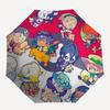 1 шт. Уличный зонт с персонажами Pokémon - Автоматическое открытие/закрытие, Портативная 3-складная конструкция, Железный каркас с 8 спицами - Идеальный подарок для фанатов, Путешест