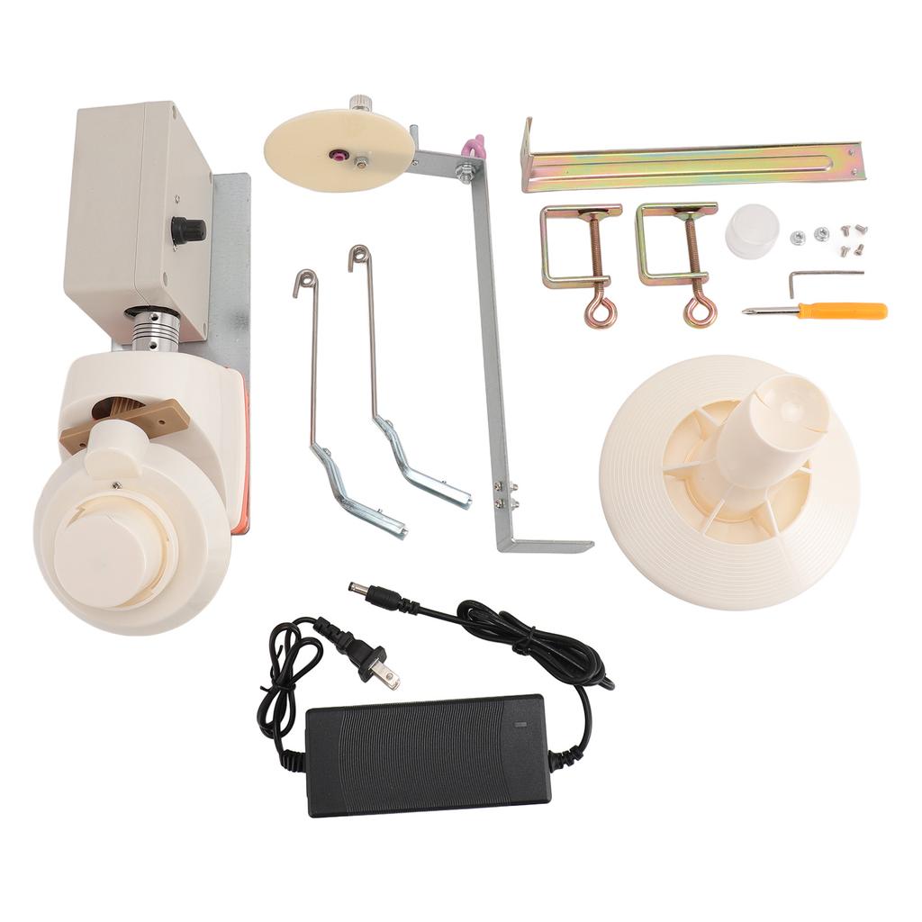 Электрическая мотальная машина для пряжи, быстрая намотка, регулируемая скорость, низкий уровень шума, портативная мотальная машина для пряжи для волокна