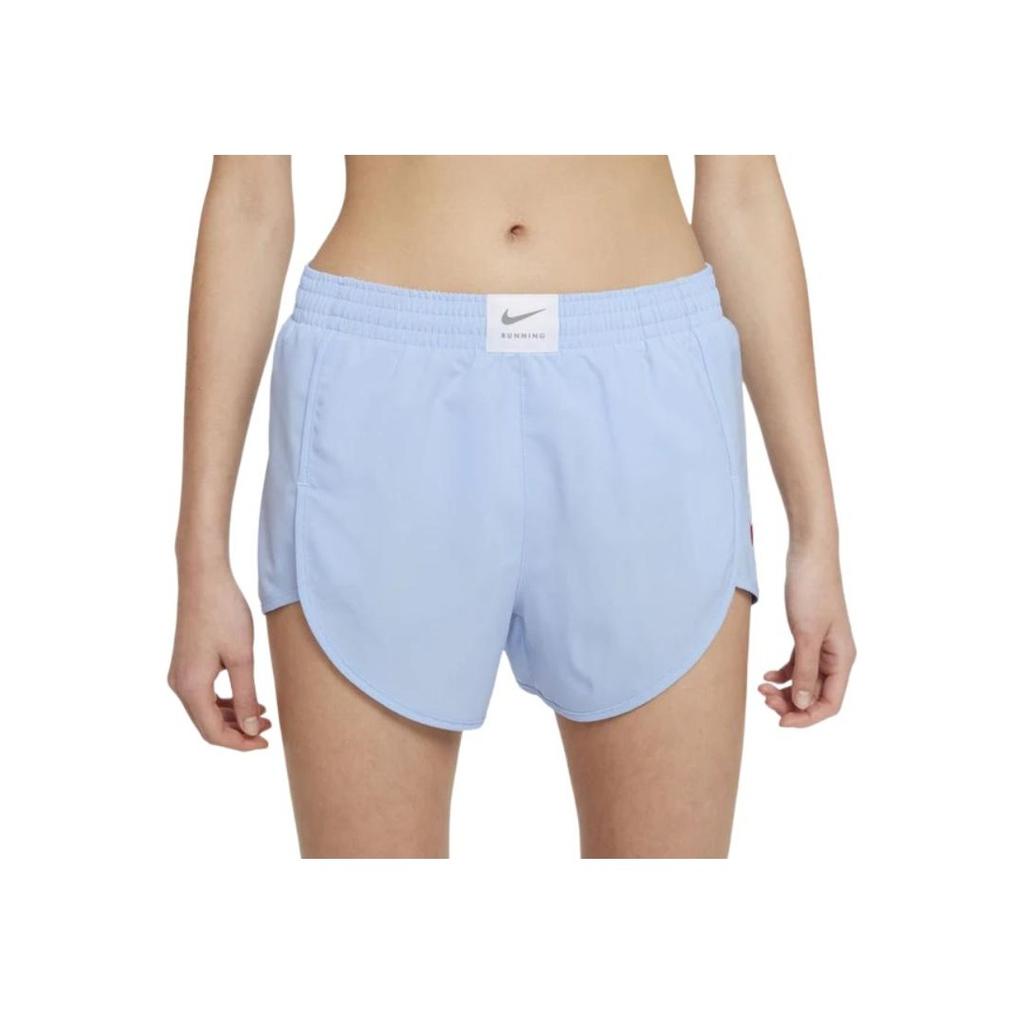 Nike Повседневные шорты с логотипом и принтом женские шорты светло-голубые DD5972-436