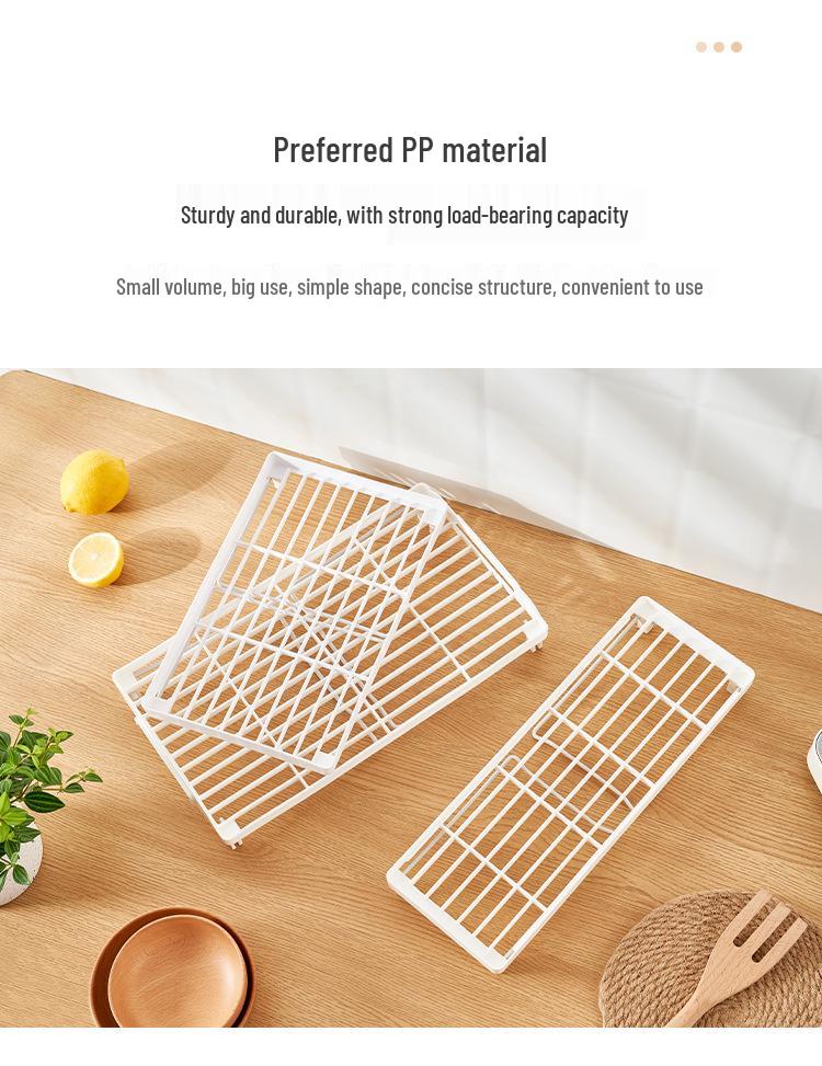 Складная многоярусная кухонная стойка-органайзер