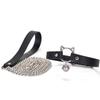 Ifukens Human Collar with Sm Lead Cute Cat Ears Collar Restraint Neck Shackle with Bell Sm Goods Restraint Enamel Cute Stylish Queen Cat Cosplay