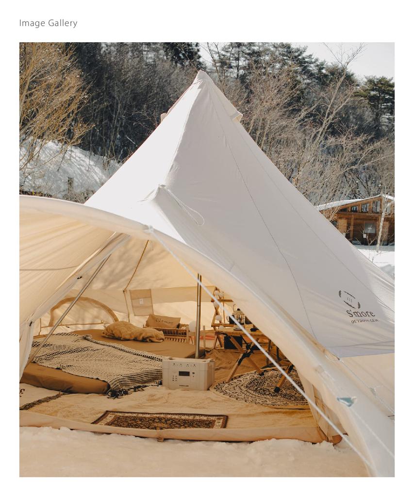 Палатка наружная брезентовая Bello300 400 Arch S'more (Белло Тарп)