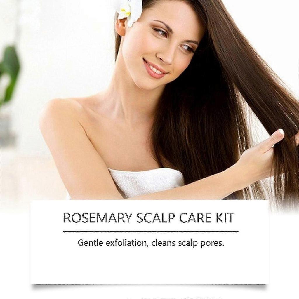 Revitalizing Rosemary Scalp Care Set Gentle Exfoliating Scrub