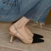 Shoes for Women 2024 Brand Pointy Slingbacks Ladies High Heels Summer Fashion Pumps Shallow Slip On Shoes Female Party Sandals