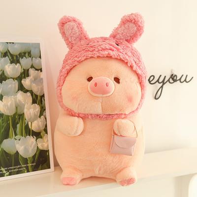 Милый плюшевый игрушечный кролик Лулу, кукла, подушка для сна, кукла