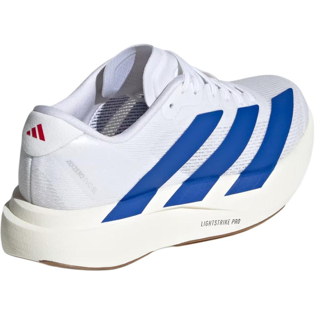 adidas Adizero Evo SL J Белые Синие Детские Кроссовки KI8443