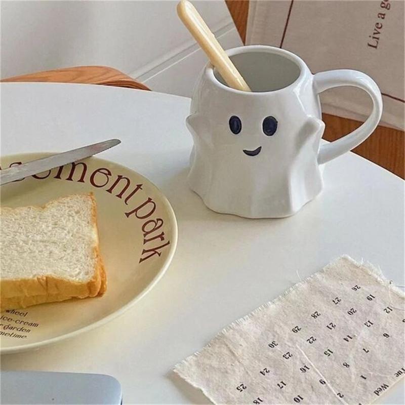Kawaii чашка для воды мультяшная кружка керамическая креативная кофейная кружка чайные кружки молочные завтраки посуда новинка подарок на Хэллоуин дропшиппинг