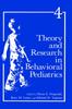 Книга Theory and Research In Behavioral Pediatrics