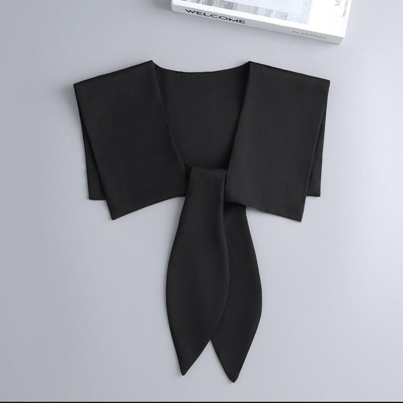 New Fake Victorian Stand Up Collar White Black Lace Collars Detachable For Women Blouse Lapel Shirt False Collar Woman