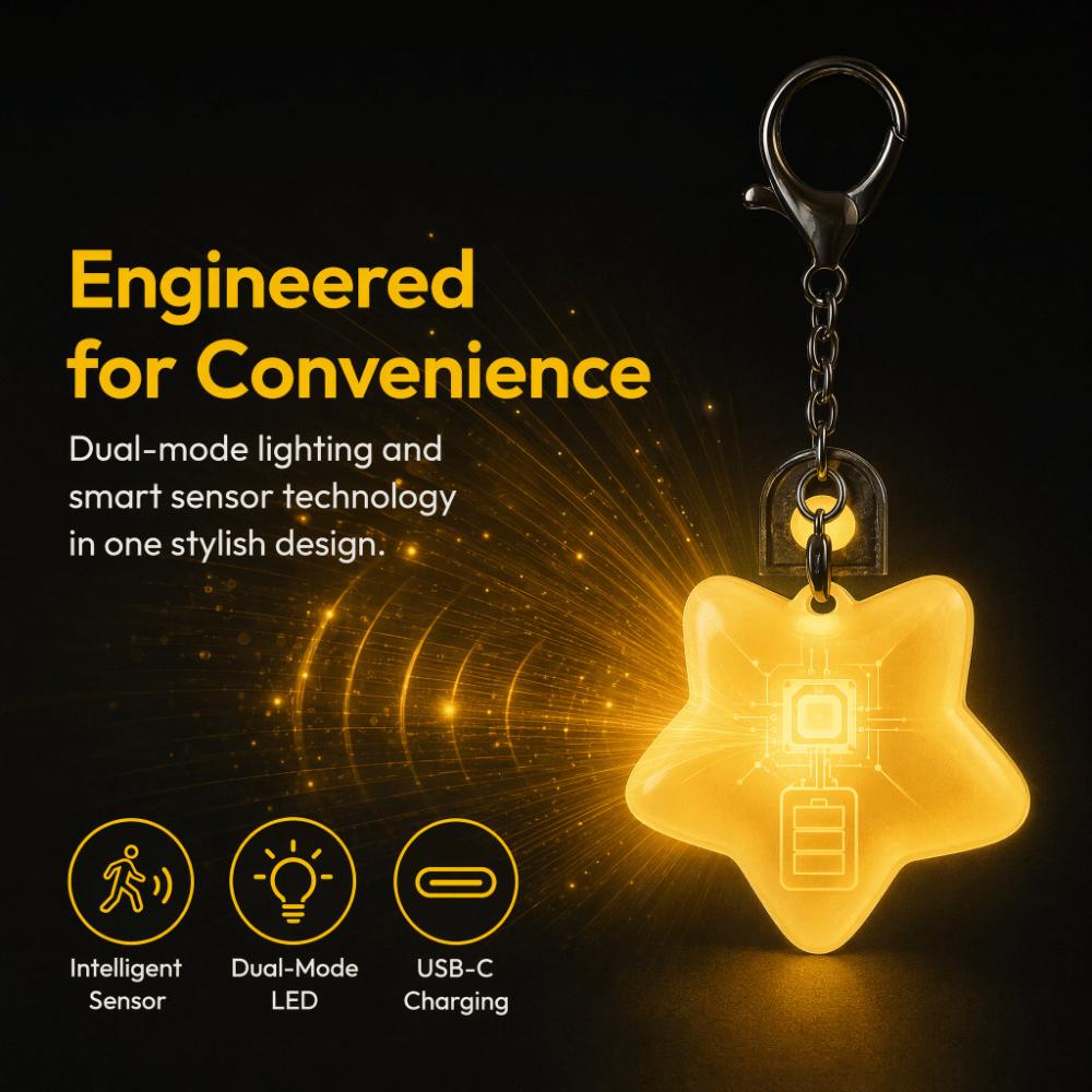 Touch Control LED Glowing Keychain LED Light Mini Touch Light Mini Light Keychain  Home Use