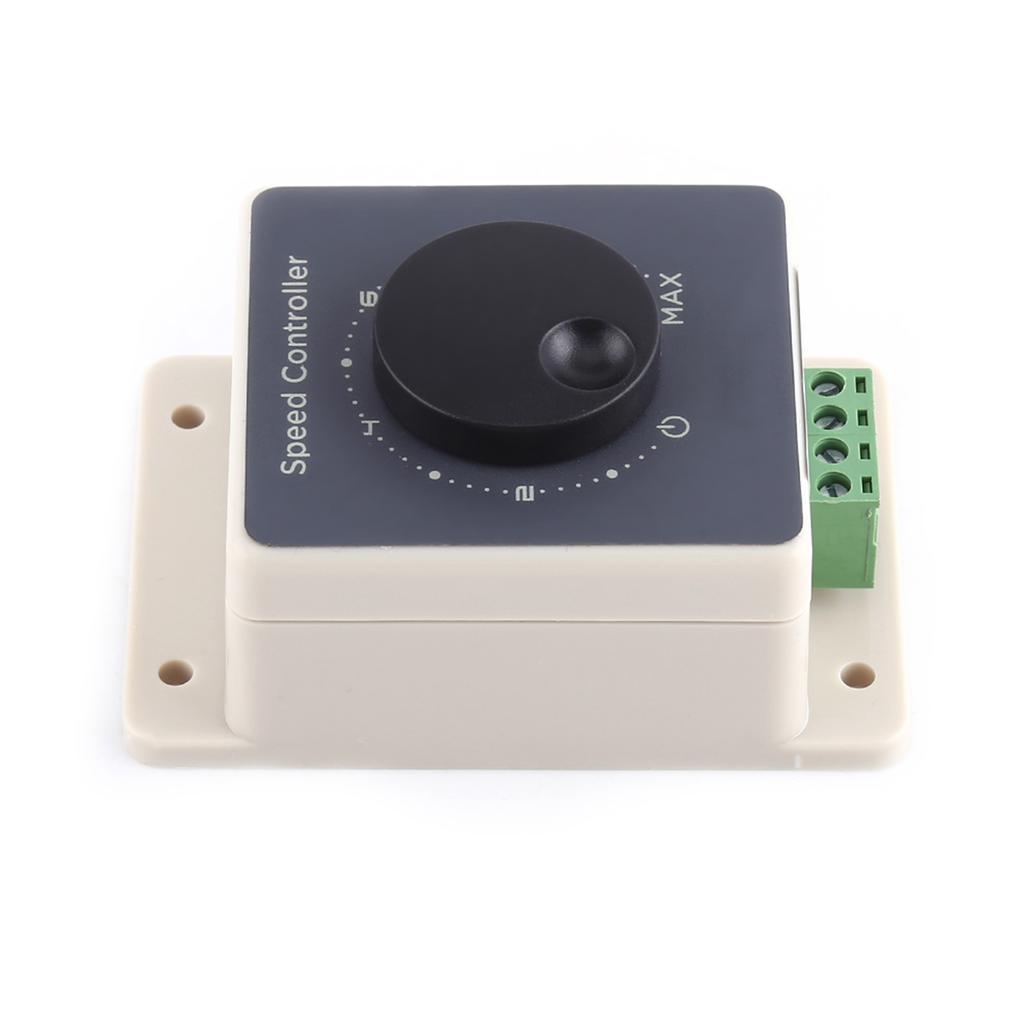 DC10 60V 20A Pulse Width Modulator PWM Motor Speed Controller Waterproof Shell