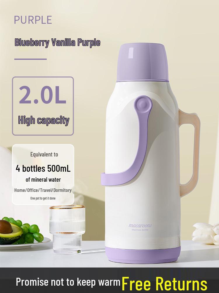Large Capacity Insulated Thermos Flask for Dorms and Homes – Hot Water and Tea Bottle