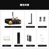 Fosi Audio MC331 Vacuum Tube Integrated Amplifier with HiFi Bookshelf Home Audio Stereo Power Vintage VU Meter Preamplifier DAC, Speaker/3.5mm