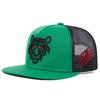 Летняя кепка с вышивкой тигра Snapback Net Hat для мужчин, защита от солнца, дышащие шляпы, женская бейсболка в стиле хип-хоп, дикая кепка, дорожные кепки, подарок