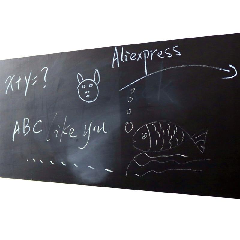 1 Pc 45x100cm Blackboard Stickers Removable Vinyl Draw Erasable Blackboard Learning Office Notice Board Message Board