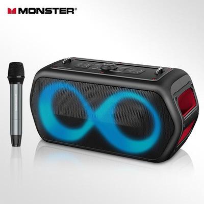 Портативная K-песенная Bluetooth-колонка Monster M176 с микрофоном, штекер CN (адаптер в комплекте)